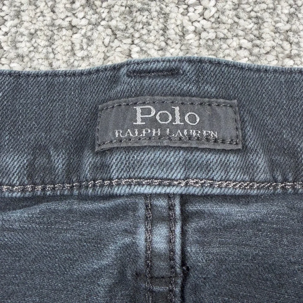 Polo Ralph Lauren Jeans Men 36x34 Black Classic Fit Straight Leg Denim 710716228